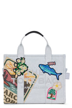 Load image into Gallery viewer, Tote bag The Camp Patchwork medium in denim
