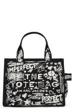 Load image into Gallery viewer, Small Punk Scribble Canvas Tote Bag
