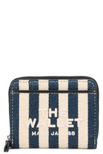 Load image into Gallery viewer, Compact wallet The Stripe in fabric
