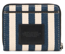 Load image into Gallery viewer, Compact wallet The Stripe in fabric
