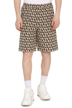 Load image into Gallery viewer, Bermuda shorts with all-over logo
