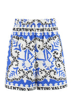 Load image into Gallery viewer, Printed cotton bermuda shorts
