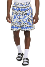 Load image into Gallery viewer, Printed cotton bermuda shorts
