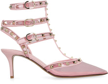 Load image into Gallery viewer, Rockstud leather pointy-toe slingback
