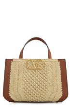 Load image into Gallery viewer, Valentino Garavani - Vlog Signature raffia handbag
