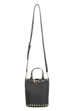 Load image into Gallery viewer, Valentino Garavani - Rockstud pebbled leather tote
