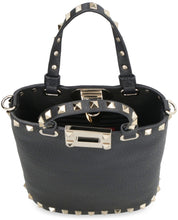 Load image into Gallery viewer, Valentino Garavani - Rockstud pebbled leather tote
