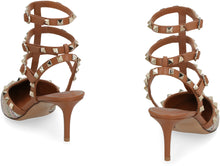 Load image into Gallery viewer, Valentino Garavani - Rockstud leather pointy-toe slingback

