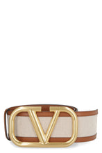 Load image into Gallery viewer, Valentino Garavani - Canvas and leather belt
