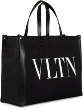 Load image into Gallery viewer, Valentino Garavani - Canvas and leather shopping bag
