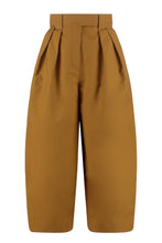Load image into Gallery viewer, High-rise cotton trousers
