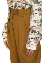 Load image into Gallery viewer, High-rise cotton trousers
