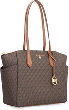 Load image into Gallery viewer, Marilyn all over logo canvas tote
