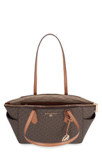 Load image into Gallery viewer, Marilyn all over logo canvas tote
