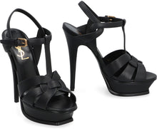 Load image into Gallery viewer, Tribute heeled leather sandals
