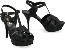 Load image into Gallery viewer, Tribute heeled leather sandals

