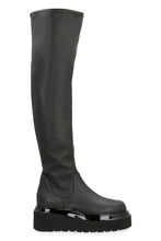 Load image into Gallery viewer, Amalia eco-leather over-the-knee boots
