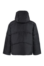 Load image into Gallery viewer, Hooded full-zip down jacket
