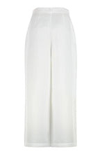 Load image into Gallery viewer, Linen wide leg trousers
