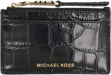 Load image into Gallery viewer, Printed leather card holder
