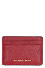 Load image into Gallery viewer, Logo detail leather card holder
