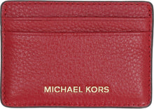 Load image into Gallery viewer, Logo detail leather card holder
