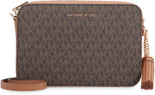 Load image into Gallery viewer, Jet Set media Coated fabric shoulder bag
