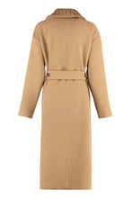 Load image into Gallery viewer, Knitted inserts wool coat
