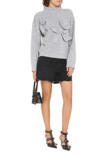 Load image into Gallery viewer, Frilled wool-blend sweater
