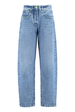 Load image into Gallery viewer, High-waist wide-leg jeans
