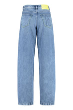 Load image into Gallery viewer, High-waist wide-leg jeans
