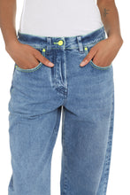 Load image into Gallery viewer, High-waist wide-leg jeans

