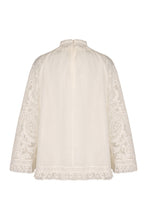 Load image into Gallery viewer, Ruffled ramie blouse
