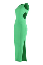 Load image into Gallery viewer, Cotton midi sheat-dress
