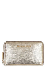 Load image into Gallery viewer, Jet Set metallic leather wallet
