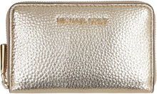 Load image into Gallery viewer, Jet Set metallic leather wallet
