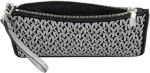 Load image into Gallery viewer, Jet Set suede envelope with logo
