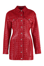 Load image into Gallery viewer, Faux leather dress
