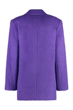 Load image into Gallery viewer, Wool blend double-breasted coat
