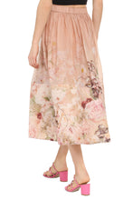 Load image into Gallery viewer, Dancer silk-linen blend skirt
