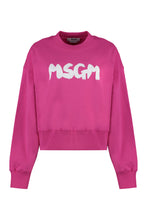 Load image into Gallery viewer, Cotton crew-neck sweatshirt
