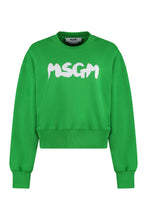 Load image into Gallery viewer, Cotton crew-neck sweatshirt
