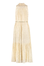 Load image into Gallery viewer, Belted silk midi-dress

