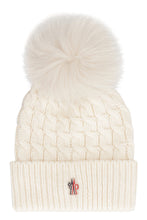 Load image into Gallery viewer, Knitted wool beanie hat
