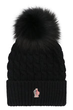 Load image into Gallery viewer, Knitted wool beanie hat
