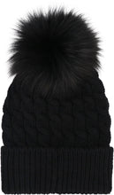 Load image into Gallery viewer, Knitted wool beanie hat
