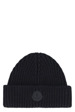 Load image into Gallery viewer, Ribbed knit wool beanie hat
