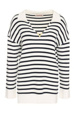 Load image into Gallery viewer, Cotton V-neck sweater
