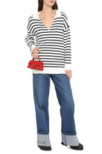 Load image into Gallery viewer, Cotton V-neck sweater
