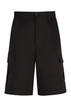 Load image into Gallery viewer, Cotton cargo bermuda shorts
